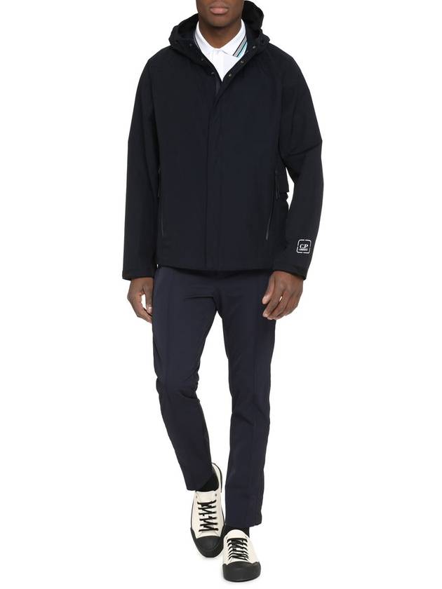 Metropolis Hooded Jacket Navy - CP COMPANY - BALAAN 4