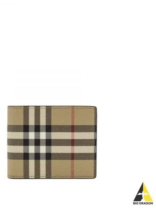 Vintage Check Slim Half Wallet Beige - BURBERRY - BALAAN 2