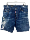 Marine Denim Shorts Blue - DSQUARED2 - BALAAN 4