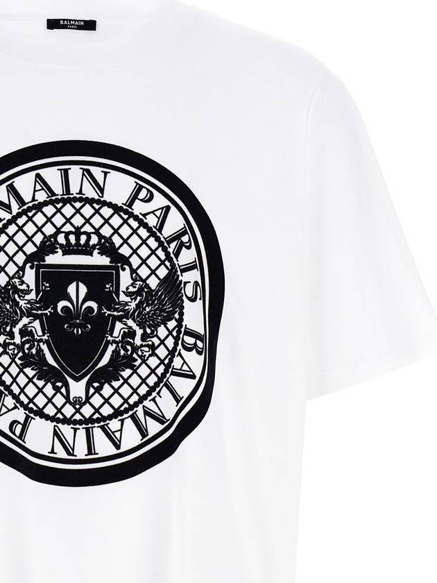 Balmain Velvet Logo T-Shirt - BALMAIN - BALAAN 3