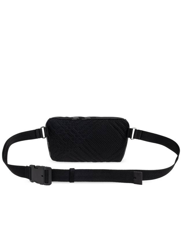 Grid Check Belt Bag Charcoal - BURBERRY - BALAAN 4