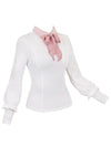 Golf Wear Scarf Frill Balloon T-Shirt Pink - J JANE - BALAAN 3