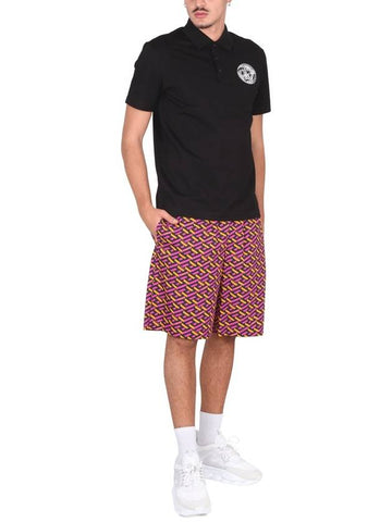 Shorts WITH La Greca Print 10024761A049925R310 B0040193890 - VERSACE - BALAAN 1