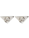 Triangle Logo Earrings Green - PRADA - BALAAN 6