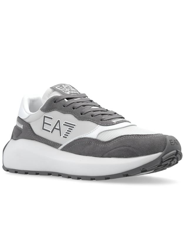 EA7 Emporio Armani Sports Shoes With Logo, Women's, Grey - EMPORIO ARMANI - BALAAN 4