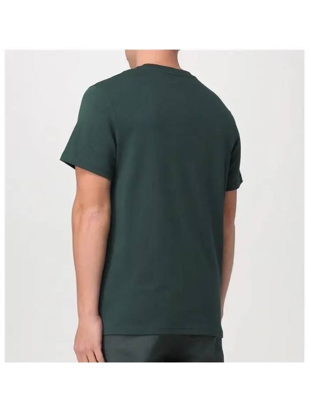 Raymond Logo Short Sleeve T-Shirt Green - A.P.C. - BALAAN 4