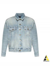 Oversized Fit Denim Jacket Sky Blue - SAINT LAURENT - BALAAN 2