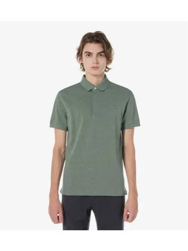 Men s PARIS Short Sleeve Polo Khaki - LACOSTE - BALAAN 1