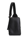 Chris Leather Cross Bag Black - BALLY - BALAAN 4