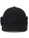 Official Melton earring knit cap BK - ANEWGOLF - BALAAN 2