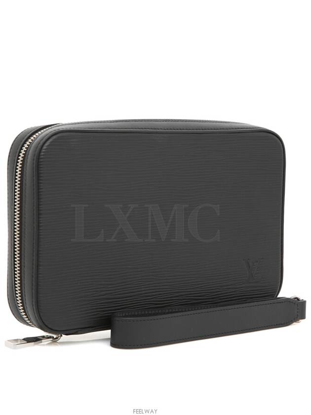 Black Epi Dandy Clutch Men s Bag M64000 Pouch - LOUIS VUITTON - BALAAN 4