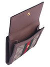 Ophidia GG French Flap Wallet Beige Ebony - GUCCI - BALAAN 6