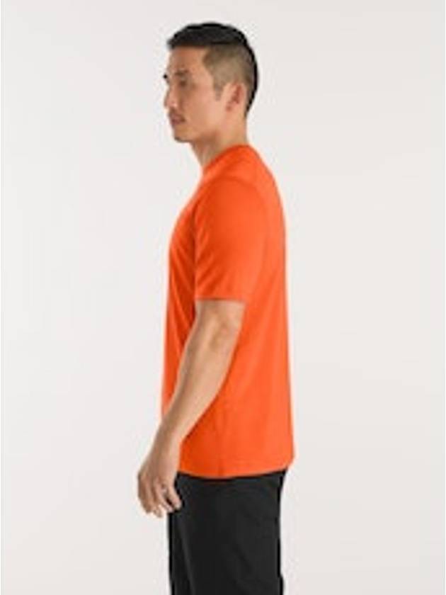 Men's Ionic Merino Wool Short Sleeve T-Shirt Orange - ARC'TERYX - BALAAN 5