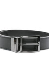 Reversible Leather Belt Black - EMPORIO ARMANI - BALAAN 4