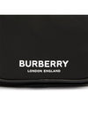 Logo Print Nylon Crossbody Bag Black - BURBERRY - BALAAN 9