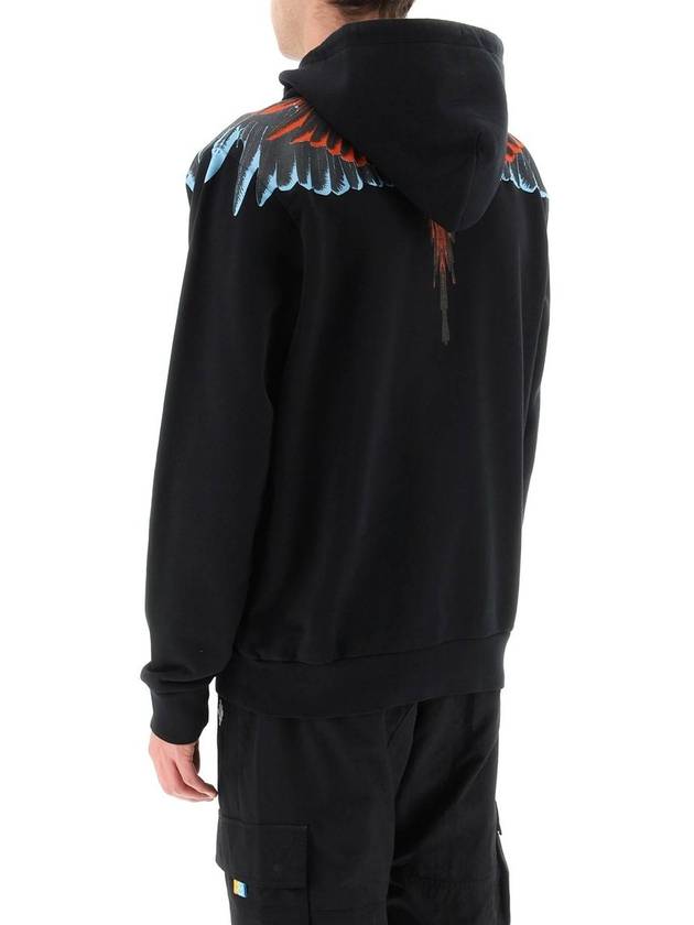 Icon Wings Hood Black - MARCELO BURLON - BALAAN 4