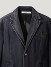 Vintage washed denim blazer jacket - IRO - BALAAN 3