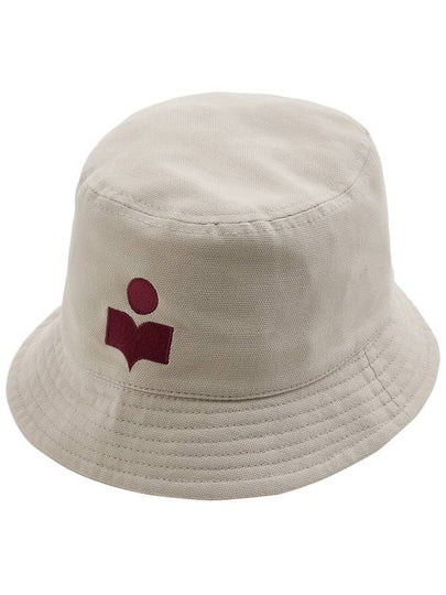 Haley Embroidered Logo Bucket Hat Ecru - ISABEL MARANT - BALAAN 2