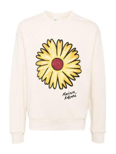 Floating Flower Comfort Sweatshirt Ivory - MAISON KITSUNE - BALAAN 2