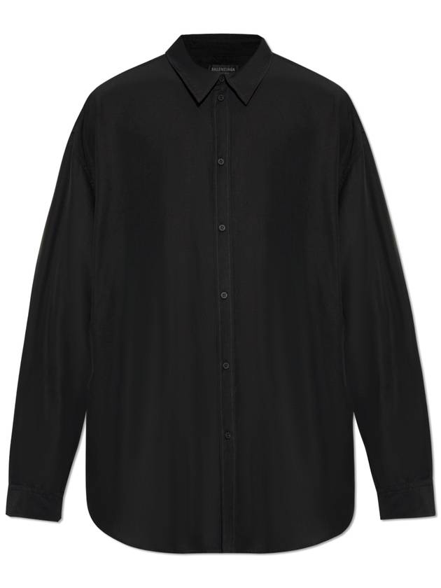 Fluid Long Sleeve Shirt Black - BALENCIAGA - BALAAN 2