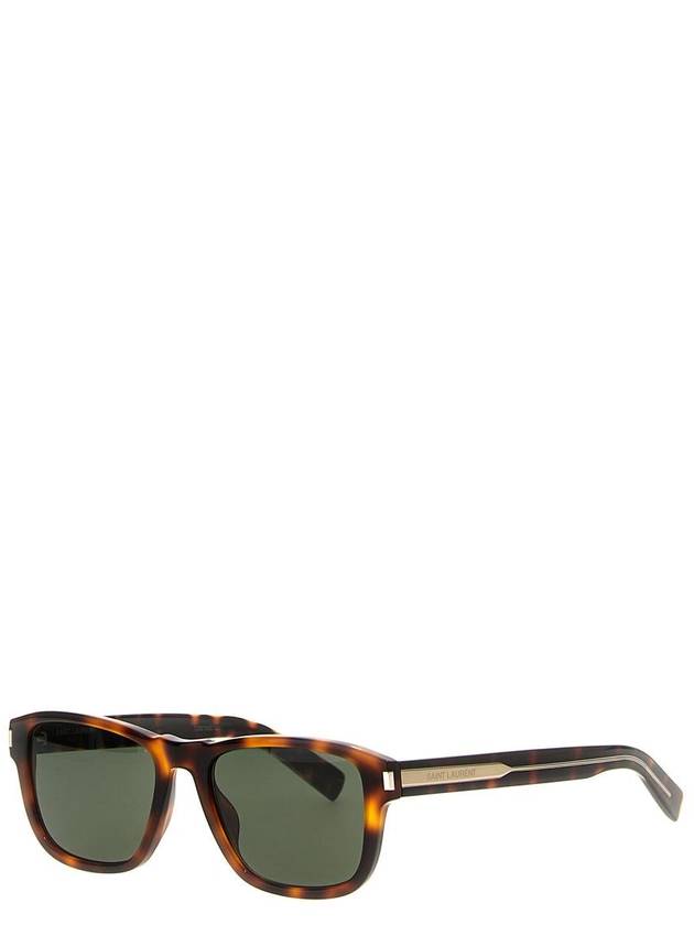 square frame sunglasses brown - SAINT LAURENT - BALAAN 3