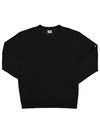 Light Fleece Crew Neck Sweatshirt Black - CP COMPANY - BALAAN 2