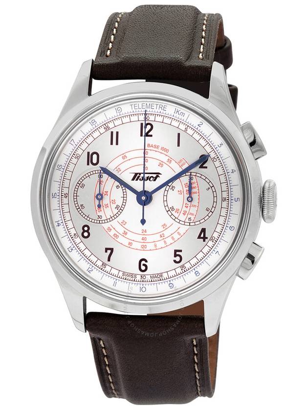 Tissot Heritage Telemeter Chronograph Automatic Silver Dial Men's Watch T1424621603200 - TISSOT - BALAAN 1