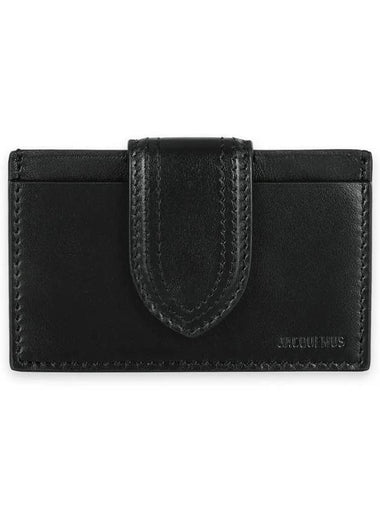 Le Porte Carte Bambino Flap Card Wallet  Black - JACQUEMUS - BALAAN 1