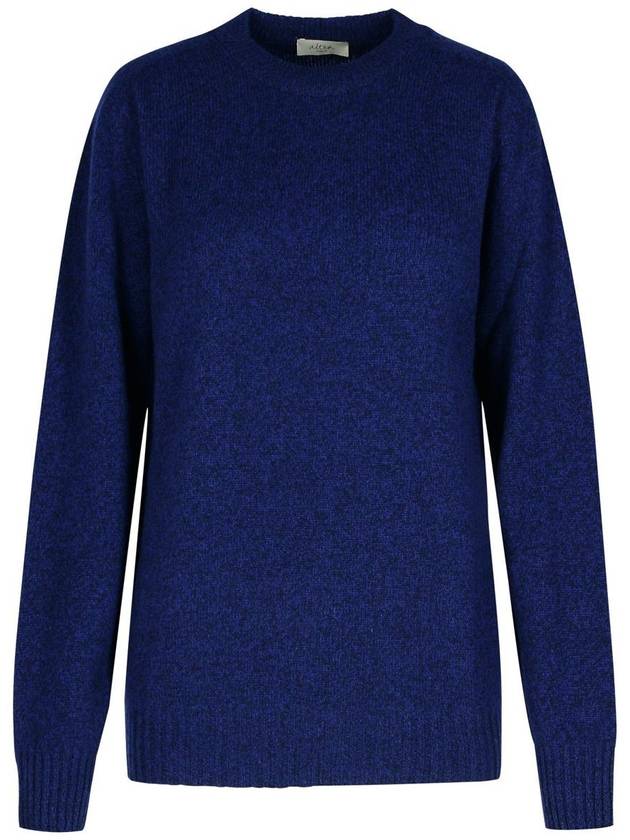 Altea Blue Wool Blend Sweater - ALTEA - BALAAN 1