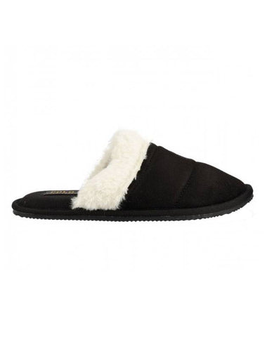 Kelcie Snuff Microsuede Mule Black - POLO RALPH LAUREN - BALAAN 1