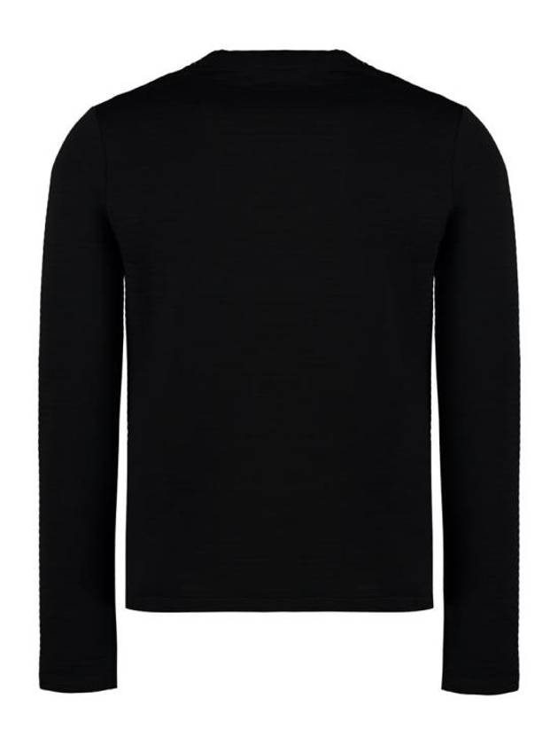 Logo Patch Long Sleeve T-Shirt Black - JIL SANDER - BALAAN 3