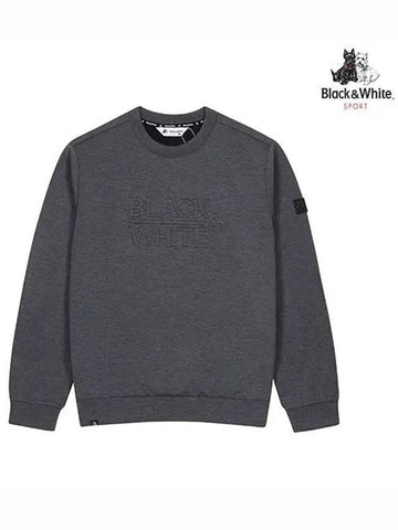 Men s Set up Sweatshirt 9404GXSP GREY - BLACK&WHITE - BALAAN 1