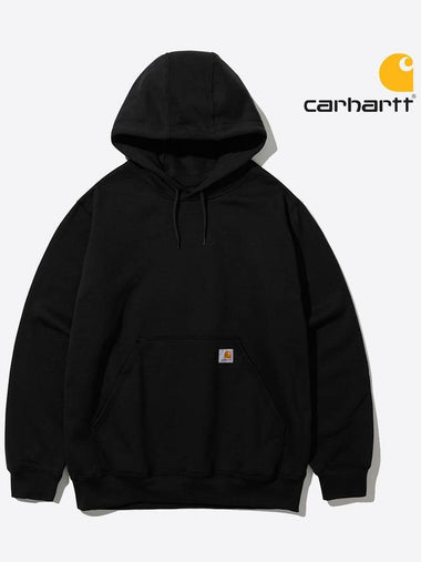 US fit K121 midweight brushed hoodie black - CARHARTT - BALAAN 1