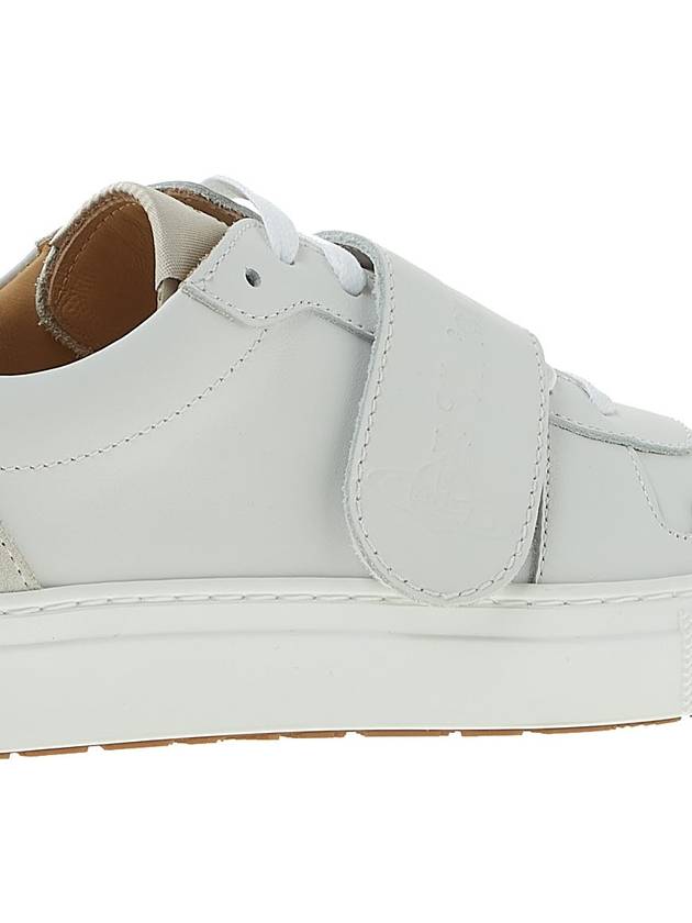 Apollo Velcro Leather Low Top Sneakers White - VIVIENNE WESTWOOD - BALAAN 11