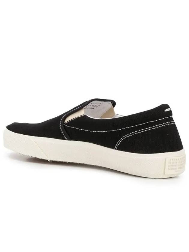 Men's Logo Stitch Tabi Slip-On Black - MAISON MARGIELA - BALAAN 5