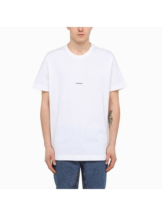 G Rider Oversized Short Sleeved T-Shirt White - GIVENCHY - BALAAN 2