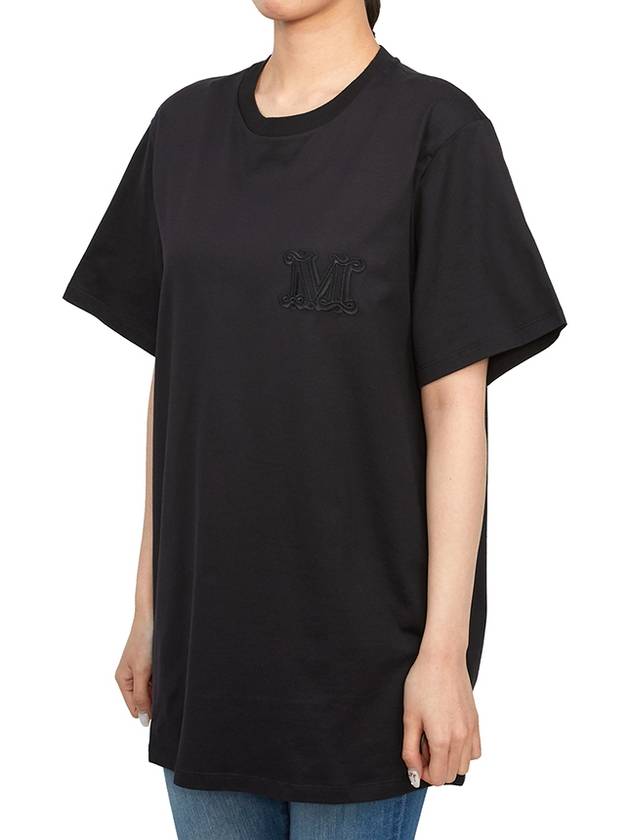 Mango Short Sleeve T-Shirt Black - MAX MARA - BALAAN 3