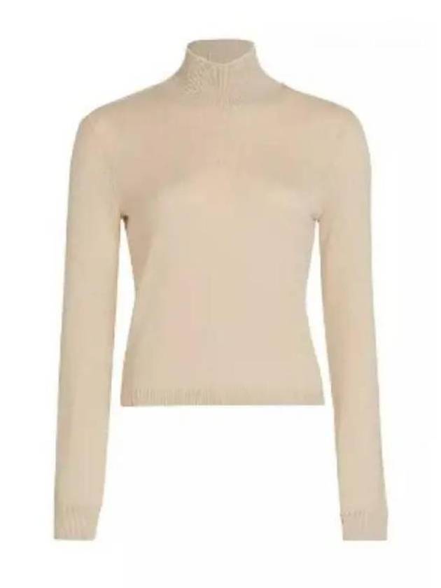 24 Niobe Wool Turtleneck Beige - MAX MARA - BALAAN 2