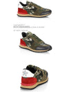 Camouflage Rockrunner Low-Top Sneakers Green - VALENTINO - BALAAN 3