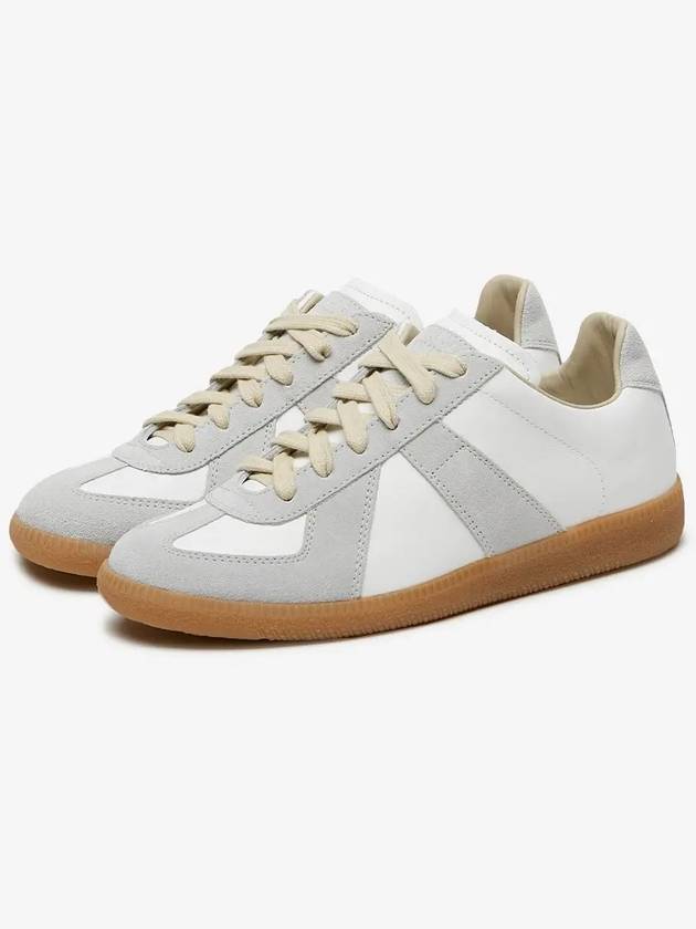 Replica Calfskin Low Top Sneakers White - MAISON MARGIELA - BALAAN 3