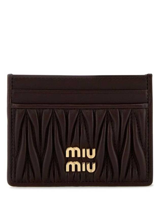 Wallet 5MC0762FPP F0NBL BROWN - MIU MIU - BALAAN 1