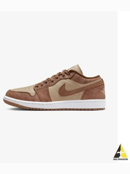 Air Jordan 1 SE Low Top Sneakers Legend Medium Brown - NIKE - BALAAN 2