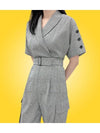 Bari Wool Jump Suit Grey - MAX MARA - BALAAN.