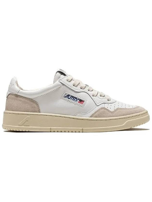 Medalist Suede Low Top Sneakers White - AUTRY - BALAAN 2