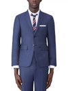 Super 120S Wool Twill Classic Jacket Dark Blue - THOM BROWNE - BALAAN 2