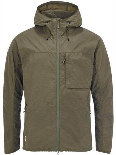 Men's High Coast Wind Jacket Green - FJALL RAVEN - BALAAN 2