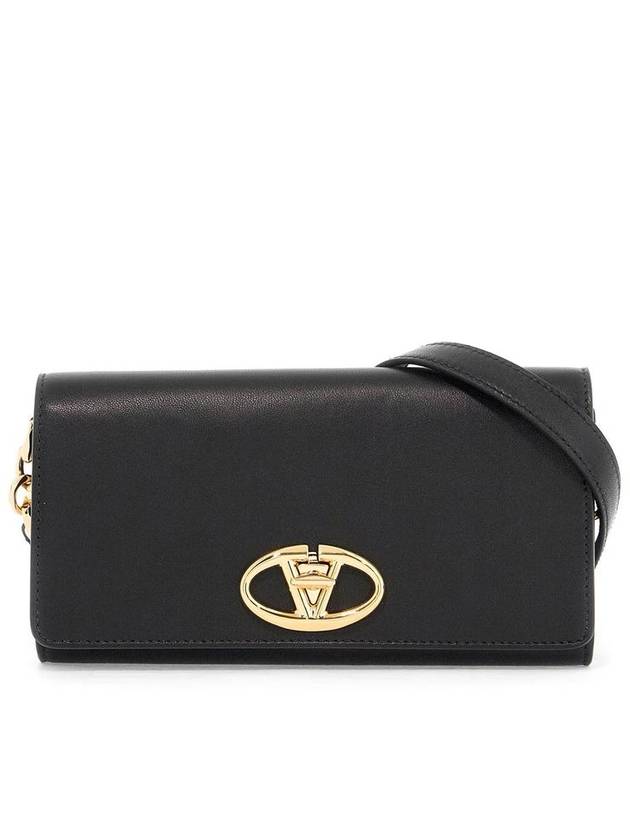 Garavani Logo Plaque Cross Bag Black - VALENTINO - BALAAN 2