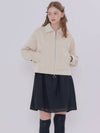 MET wrinkle leather jacket ivory - METAPHER - BALAAN 3