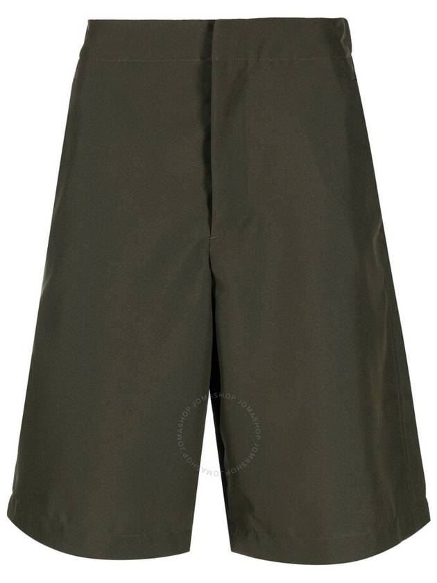 OAMC Men's Forest Wide-Leg Bermuda Vapor Shorts, Size Small - OAMC - BALAAN 1