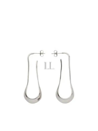 Short Drop Silver Earrings Silver - LEMAIRE - BALAAN 2